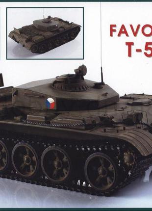 Сборная модель (1:35) танк t-55c2 "favorit"