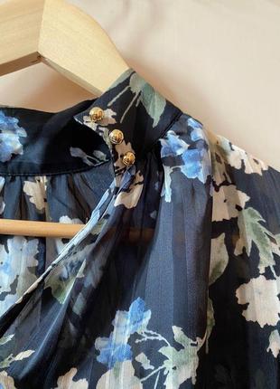 Блуза цветочный принт h&m4 фото