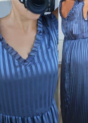 Потрясающие нарядное макси платье шифоновое шелковое платье вечерние пепельное5 фото