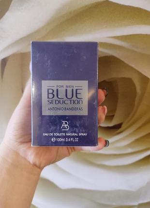 Мужская туалетная вода antonio banderas seduction blue for men1 фото