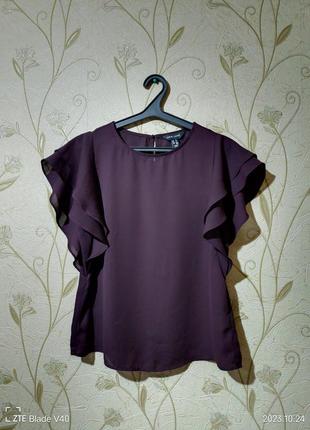 Блузка блуза сливового кольору2 фото