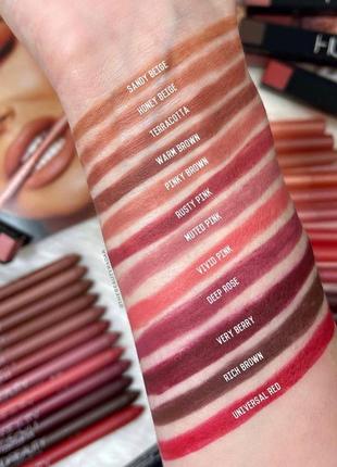 Олівчик для губ huda beauty lip contour 2.03 фото