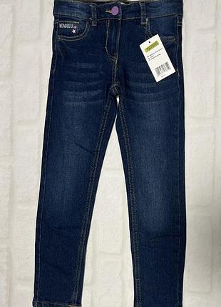 Джинси утеплені джинсові штани на дівчинку