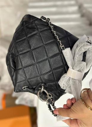 Рюкзак женский кожаный черный брендовый2 фото