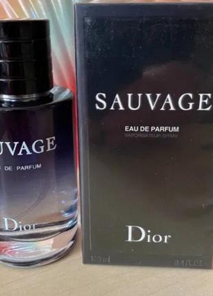 Christian dior sauvage 100ml edp мужская туалетная вода кристиан диор мужские духи аромат3 фото
