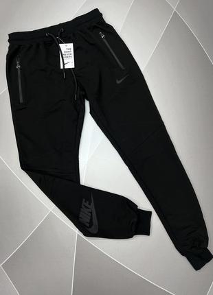 Спортивные штаны теплые nike на флисе мужские s-xxl арт.1139-1, размер мужской одежды (ru) 44, международный1 фото