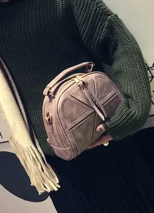 Модная женская мини сумка маленькая сумочка клатч экокожа 3252 фото