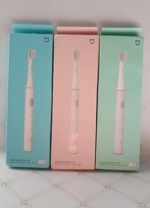 Электрическая зубная щетка mijia sonic electric toothbrush t100 ультразвуковая5 фото