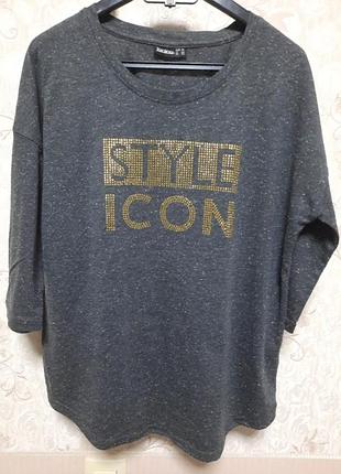 Футболка  свободного кроя