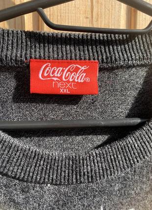 Різдвяний новорічний светр coca-cola від next2 фото