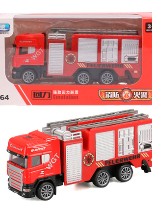 Детская пожарная машинка, red-gray voltronic