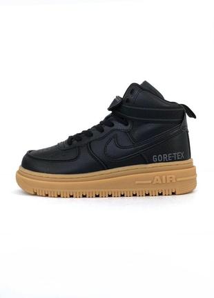 Кроссовки nike air force 1 gore-tex black