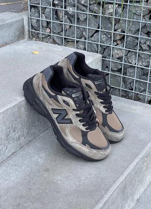 Мужские кроссовки new balance 990v3 jjjound brown black