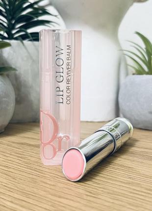 Оригінал бальзам для губ christian dior addict lip glow 001 оригинал бальзам для губ1 фото