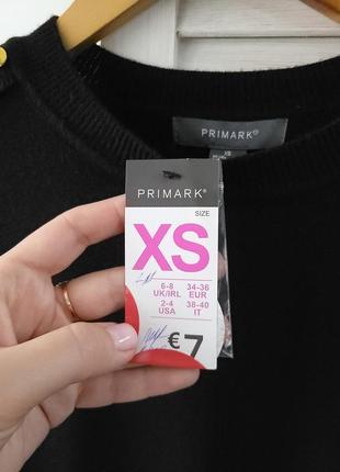 Кофта акрилова чорного кольору primark 6
