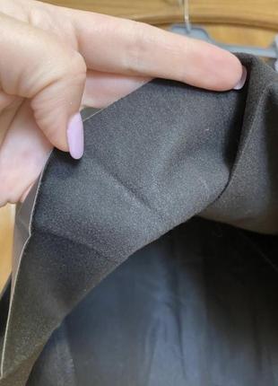 Новая короткая юбка плиссе из эко кожи 48 р3 фото