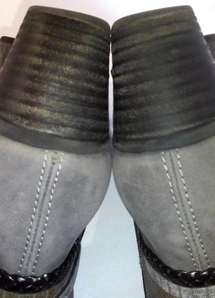 👢 стильные демисезонные ботинки на невысоком каблуке от rieker, р.37 код b37569 фото