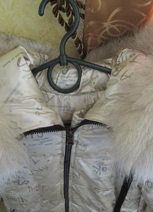 Зимове пальто подовжене на зріст 128-134 см.3 фото