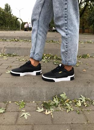 Кроссовки puma cali black распродаж5 фото