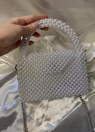 Сумка з намистин ручної роботи, сумка из бусин ручной роботы