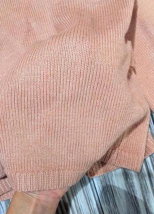Пудровый тонкий свитер назапах threadbare #28605 фото