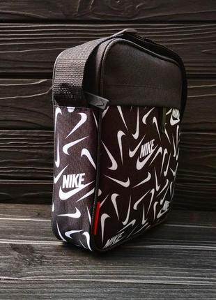 Барсетка nike чорна сумка на плечо / мессенджер найк4 фото