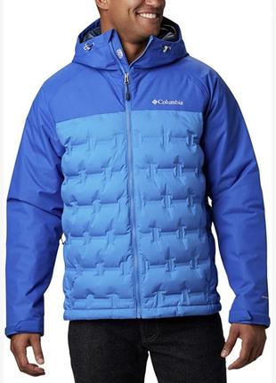 Чоловічий подовжений пуховик grand trek columbia
