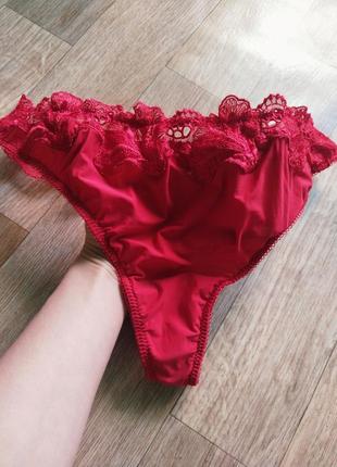 Шикарные трусики с кружевом marks & spencer