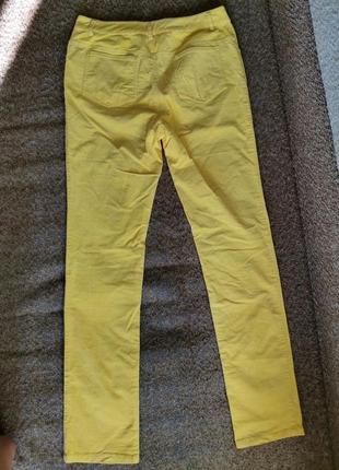 Желтые вельветовые брюки3 фото