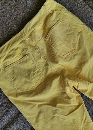 Желтые вельветовые брюки4 фото
