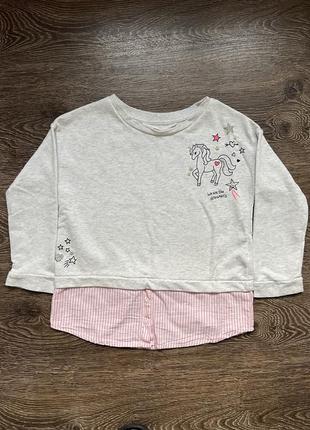 Кофта, свитшот от h&amp;m 4-6 лет 110-116см.