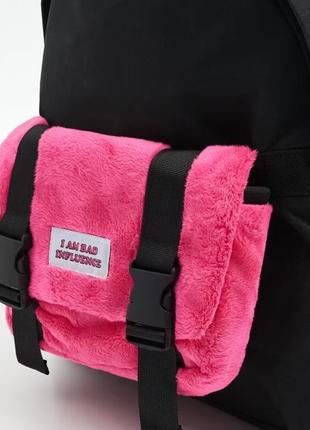 Меховая сумочка cropp розовая6 фото