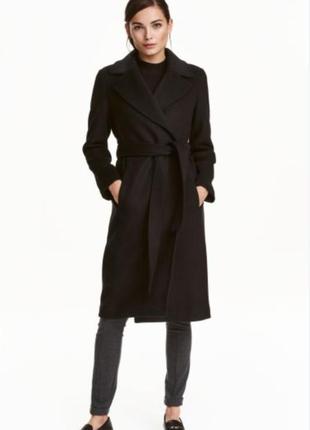 Женское пальто под пояс, бренда h&amp;m,новое.2 фото