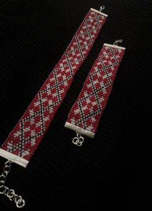 Украинские украшения ( гердан и браслетик1 фото