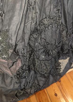 Нарядная юбка с вышивкой 6-размер2 фото