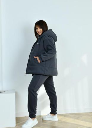 Тепла трійка костюм та жилет