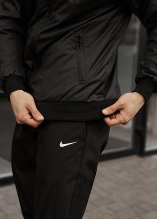 🟩nike windrunner jacket чорний🟩4 фото