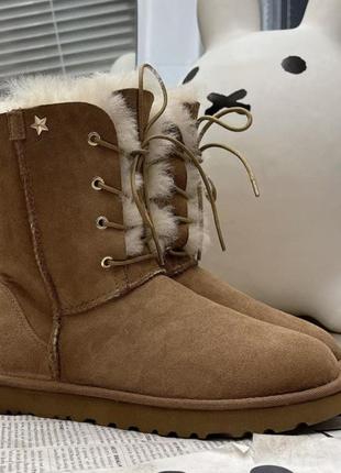 Натуральні високі теплі зимові чоботи ugg оригінал