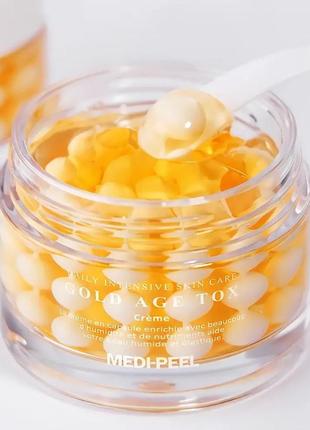 Medi peel gold age tox cream антивозрастной капсульный крем с экстрактом золотого шелкопряда 50g