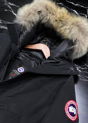 Очень теплый пуховик зимний canada goose мужской черный канада гоес куртка пухан s-xxl3 фото