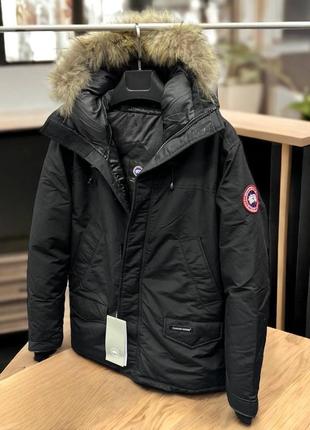 Очень теплый пуховик зимний canada goose мужской черный канада гоес куртка пухан s-xxl1 фото