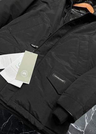 Очень теплый пуховик зимний canada goose мужской черный канада гоес куртка пухан s-xxl4 фото