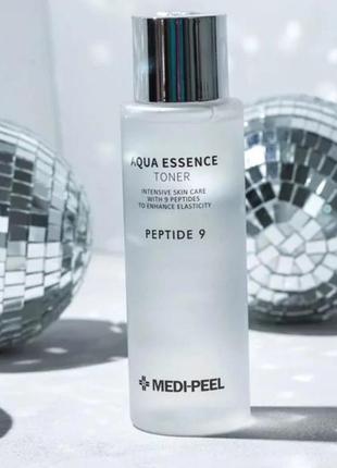 Пептидний тонер-есенція medi-peel peptide 9 aqua essence toner - 250 мл