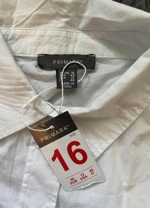 Primark базова хлопкова блузка сорочка нова з біркою3 фото