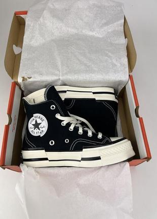 Кеди converse chuck 70 plus a00916c чорні, оригінальні кеди конверс