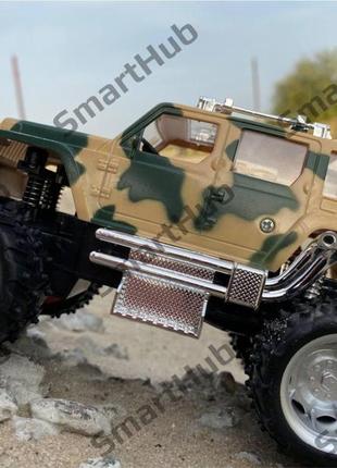 Джип на радіоуправлінні cobalt commando off-roader бежевий. машинка на пульті радіокерування, на акумуляторі