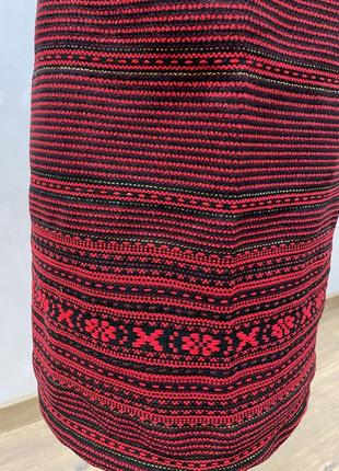 Стильная юбка женская плахта (запаска) ручной работы. п-1355 фото