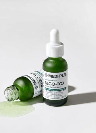 Ампульна сироватка з ефектом детоксу medi-peel algo-tox calming intensive ampoule 30ml2 фото