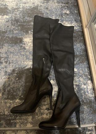 Ботфорты/стрейтч-кожа/miraton