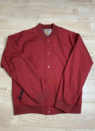 Бомбер мужской carhartt strike jacket alabama red